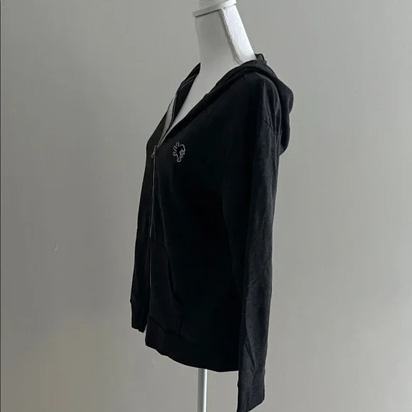 Express Black Zip Up Sweater for Men - Picture 3 of 9